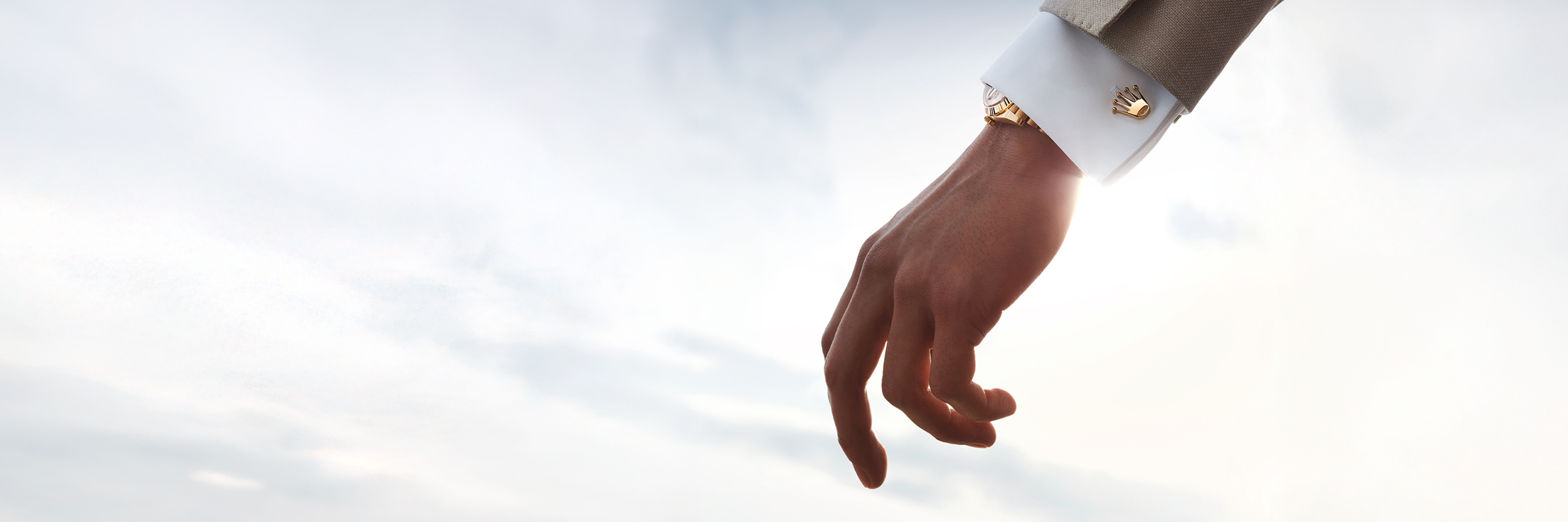 勞力士皇冠袖釦黃金款，A1018在寶鴻堂鐘錶