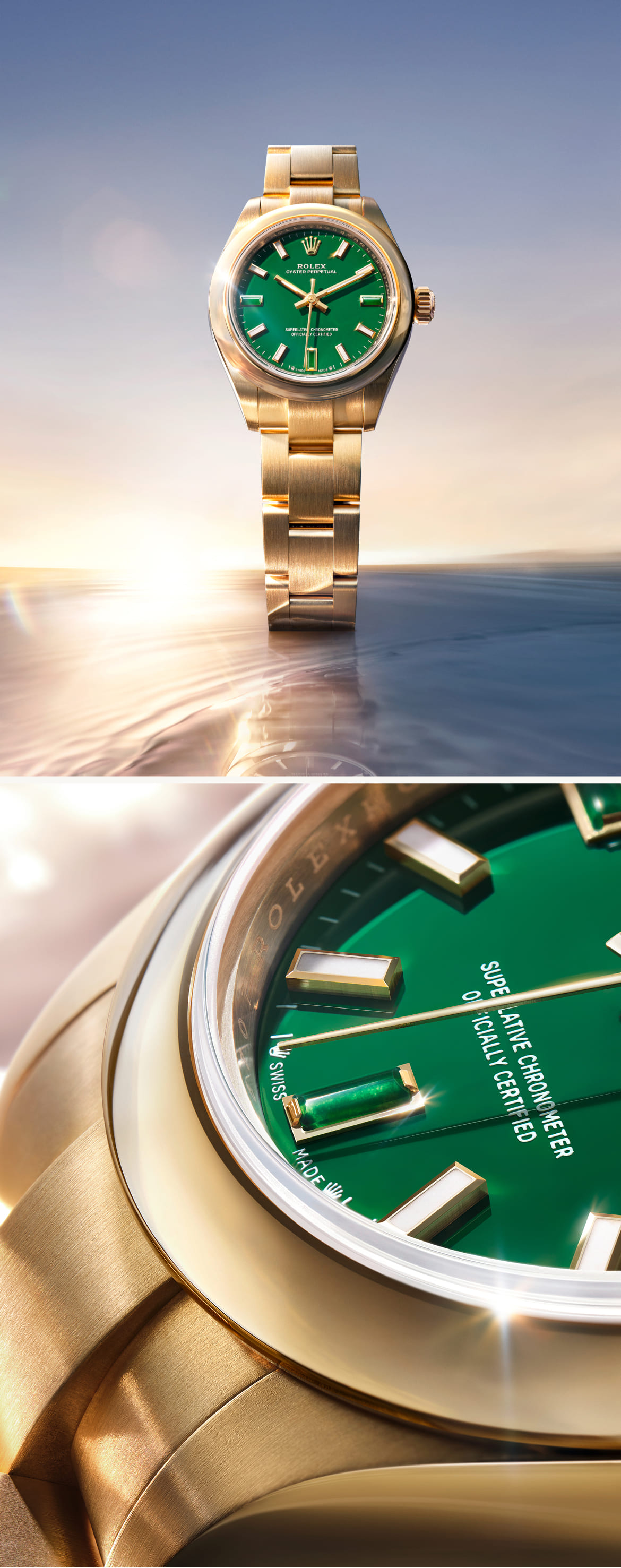 Oyster Perpetual 28 與 34 磨砂修飾 - 寶鴻堂鐘表